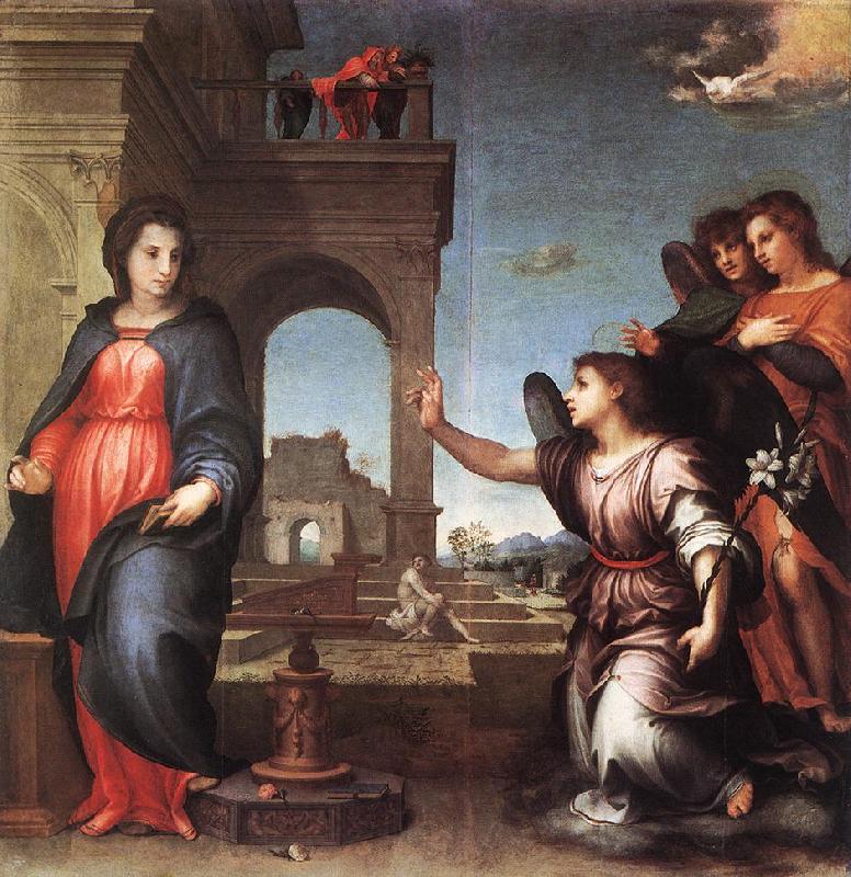 Andrea del Sarto The Annunciation f7 Spain oil painting art